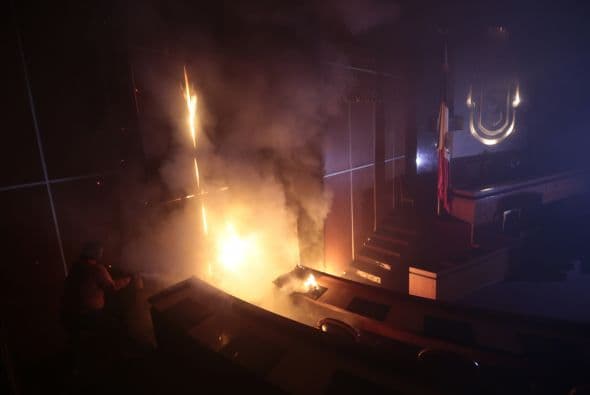 Aunque el fuego no se propagó por todo el edificio, los daños fueron cuantiosos.