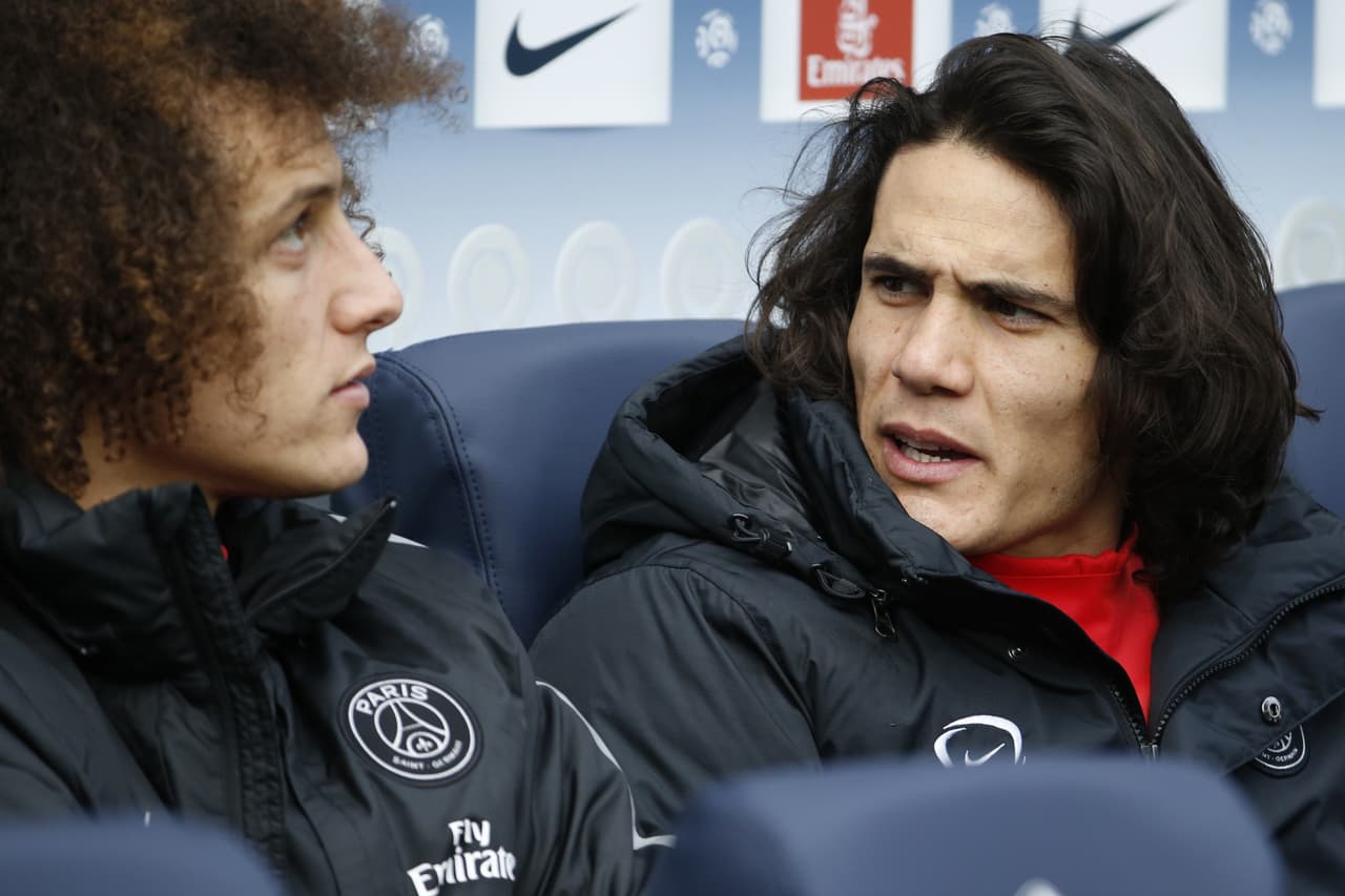 Edinson Cavani y David Luiz no quieren volver a París con el PSG