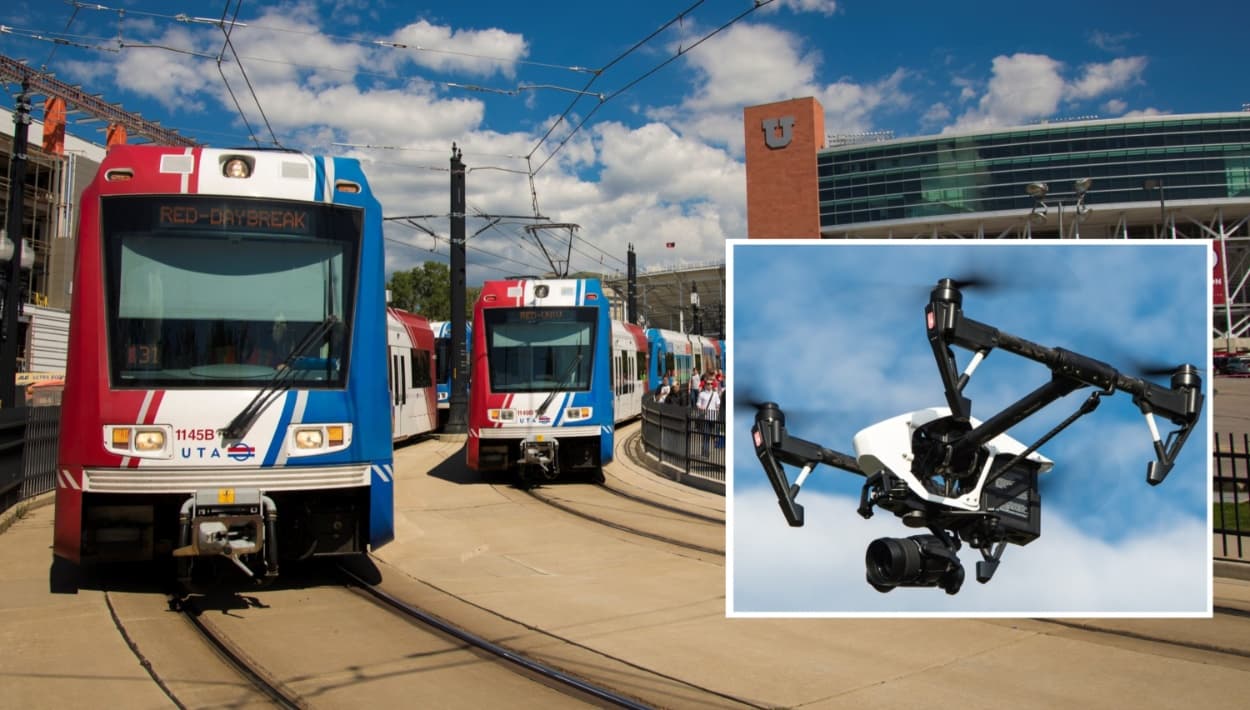 Pondrán en vuelo drones para vigilar a pasajeros del transporte público de Utah