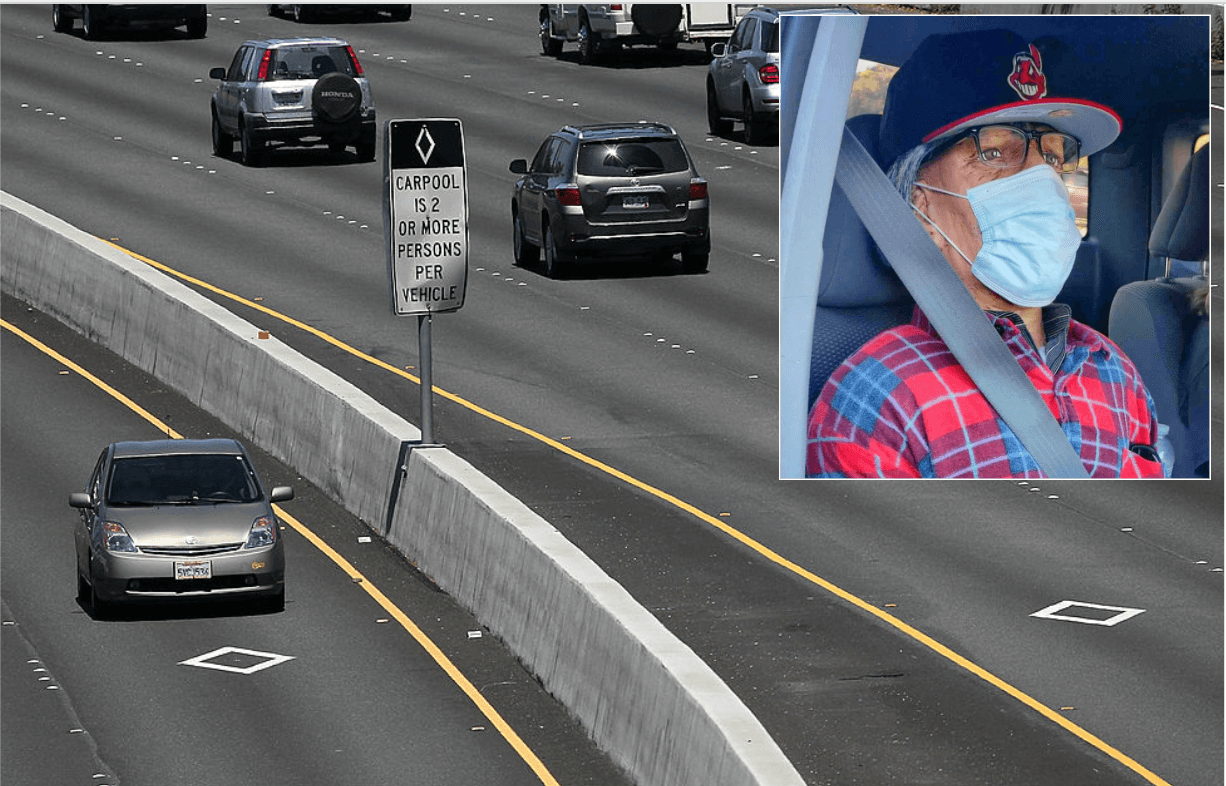Conductor en Los Ángeles engaña con un maniquí a la Patrulla de Caminos por más de un año