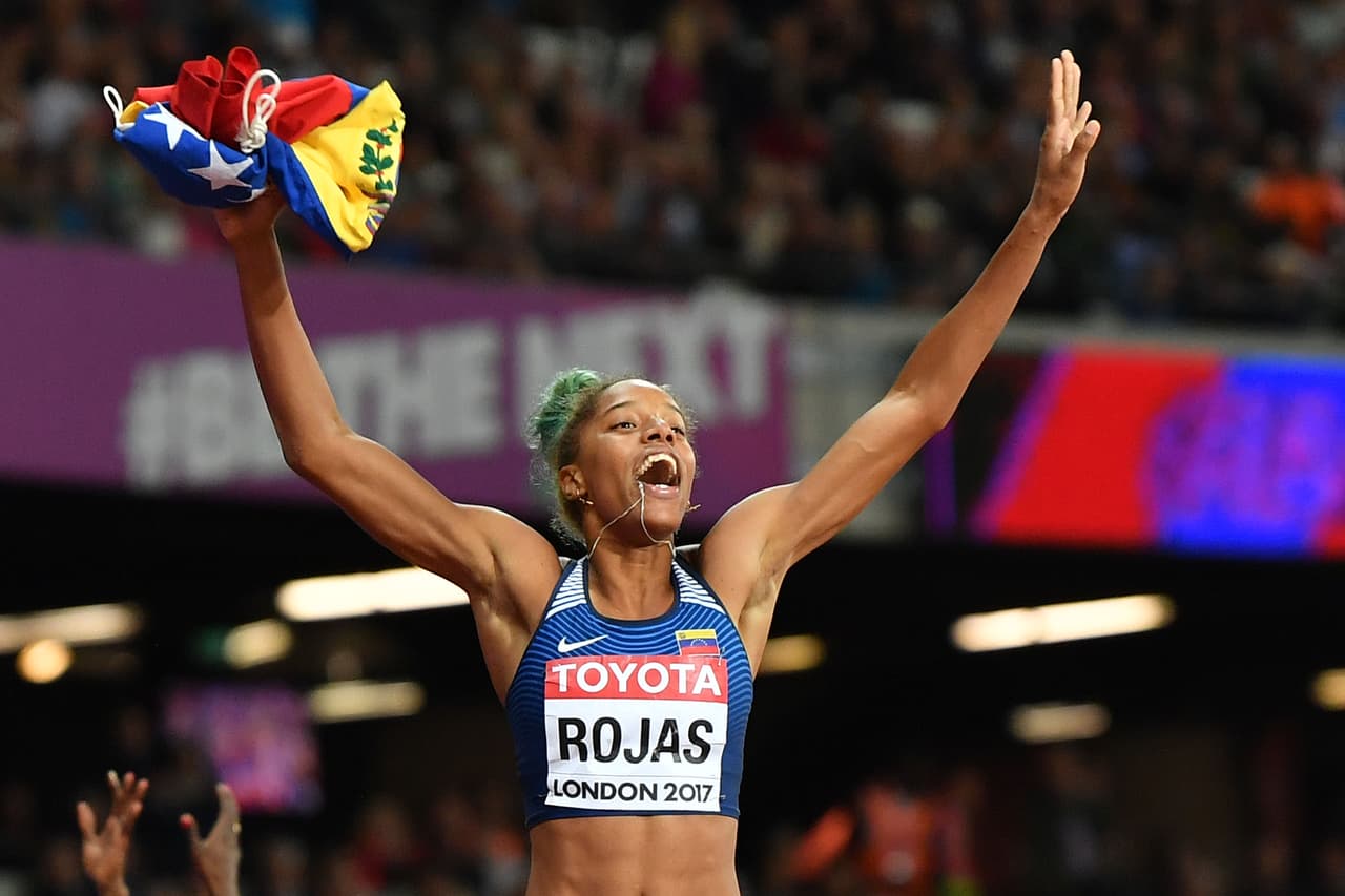 La venezolana Yulimar Rojas obtuvo plata en Río 2016, pero fue en 2017 donde estalló como la mejor del salto triple mundial y se confirmó como una reina mundial del atletismo con su belleza y talento.