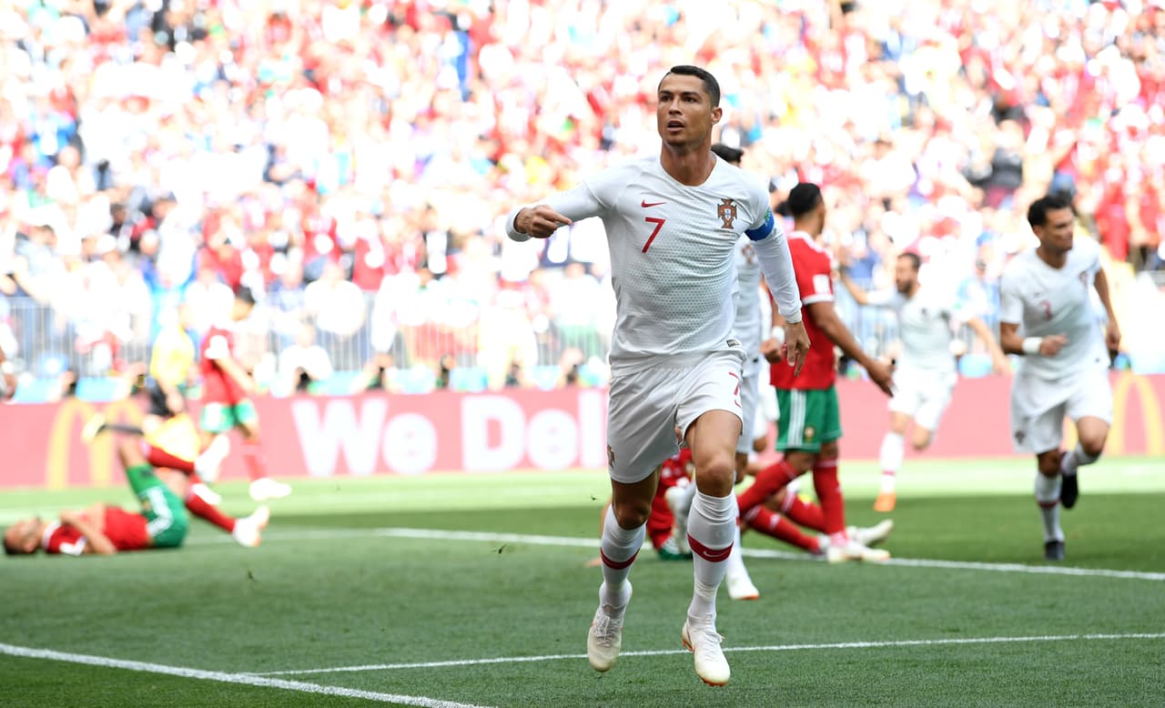 Liderado por Cristiano Ronaldo, Portugal se impuso 1-0 contra Marruecos y llegó a cuatro puntos en el grupo B, donde sueña con su paso a octavos de final.