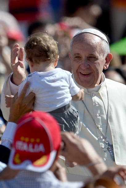 Y también la alegría del Papa Francisco.