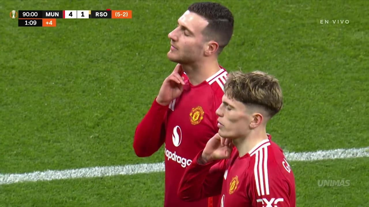 ¡Gol del Manchester United! Dalot pone uno más a la cuenta de los Red Devil