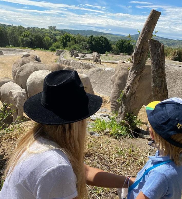 "Creo que fue maravilloso porque fue en la naturaleza y él ama los caballos, entonces era emocionante. 'Mati' estuvo acompañándome y nos daba tranquilidad a los dos vernos".