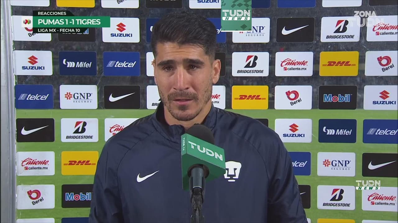 Gil Alcalá lamenta el empate de Pumas ante Tigres: "Hoy no importaba la forma"