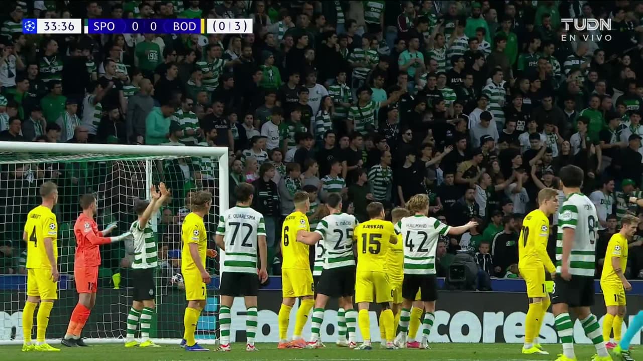 ¡GOL!  anota para Sporting Lisbon. Gonçalo Inácio