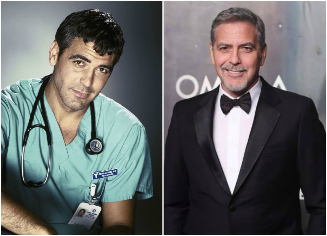 <b>George Clooney</b> fue el pediatra
<b> ‘Doug Ross’. </b>El más famoso y exitoso de la primera generación de la serie tiene hoy 56 años.