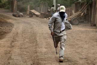 Hombres que asumieron la autodefensa de la comunidad de Tixtla, en Guerrero asesinaron a tiros a un supuesto delincuente. (Imagen de Archivo).