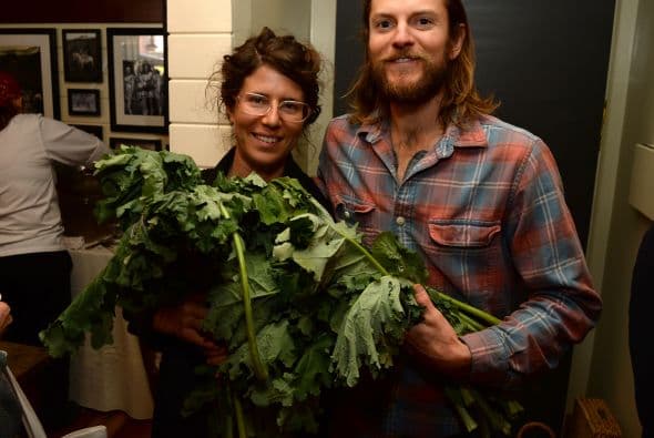 La comida orgánica fue uno de los temas centrales del festival.