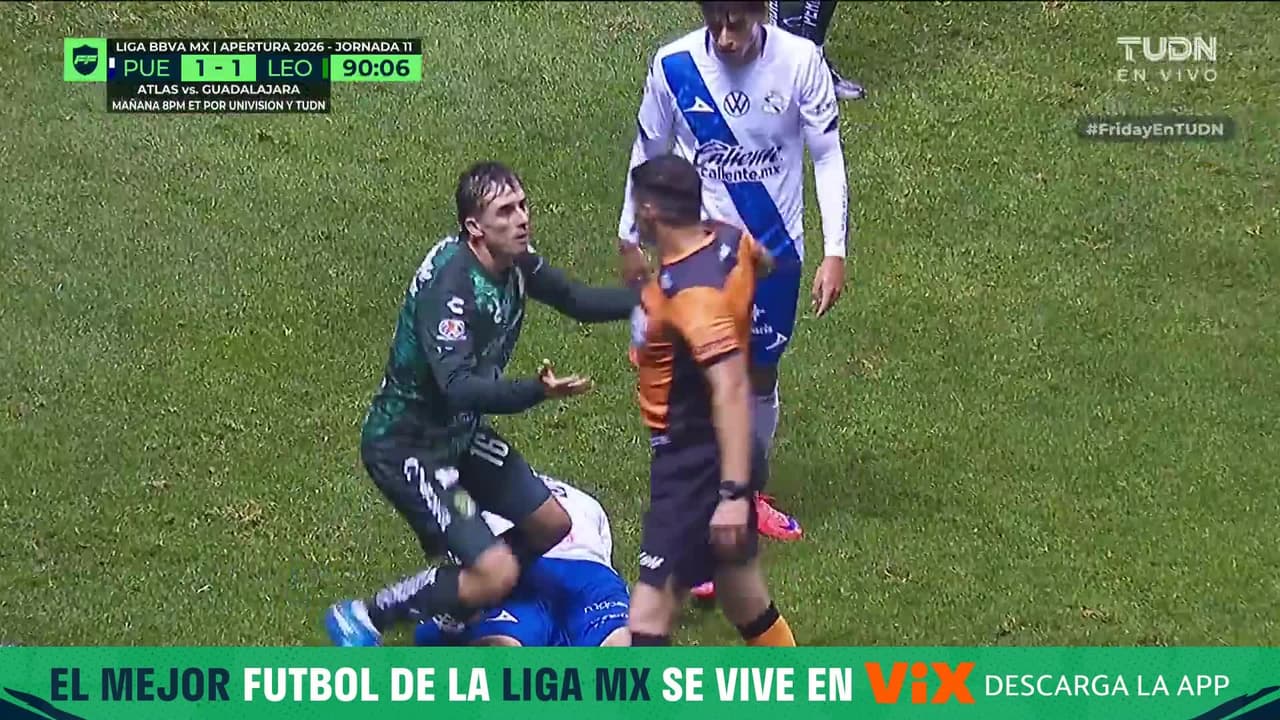 ¡Se calentó el partido! Cortizo se va expulsado y deja a su equipo con diez