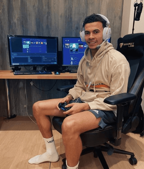 El futbolista británico es un activo jugador de juegos de video.