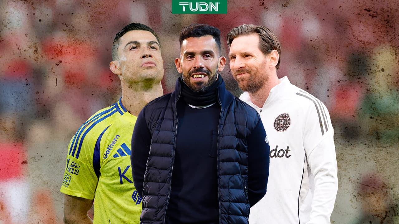 Messi y CR7 jugando juntos por Carlos Tévez 