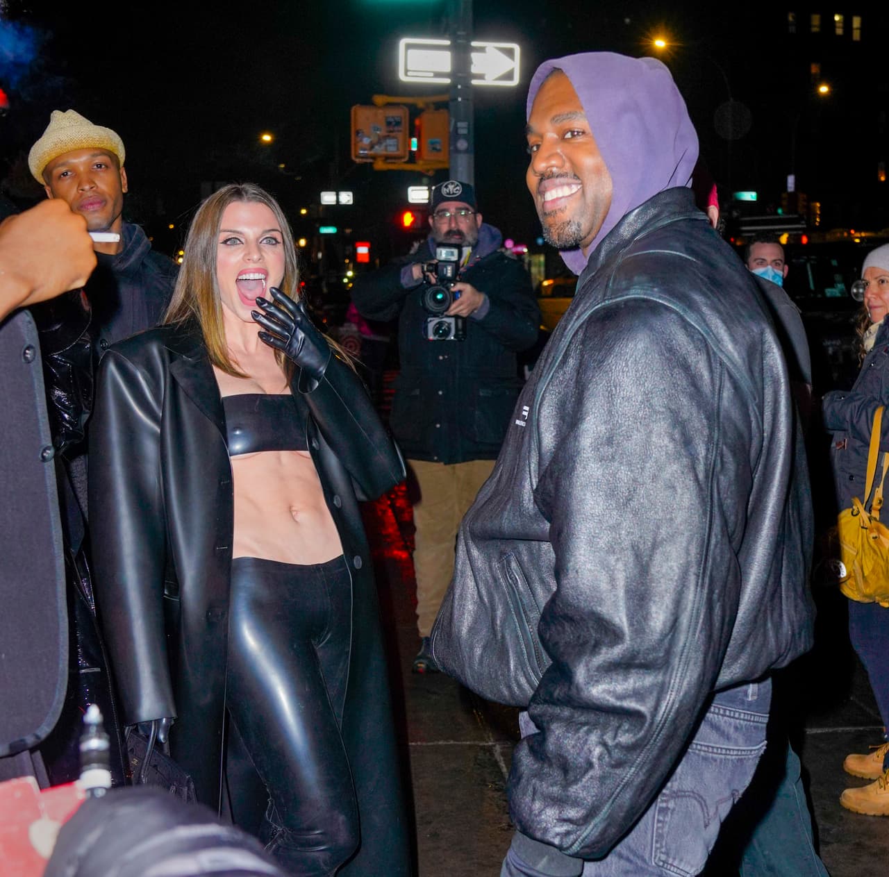 Kanye West y Julia Fox