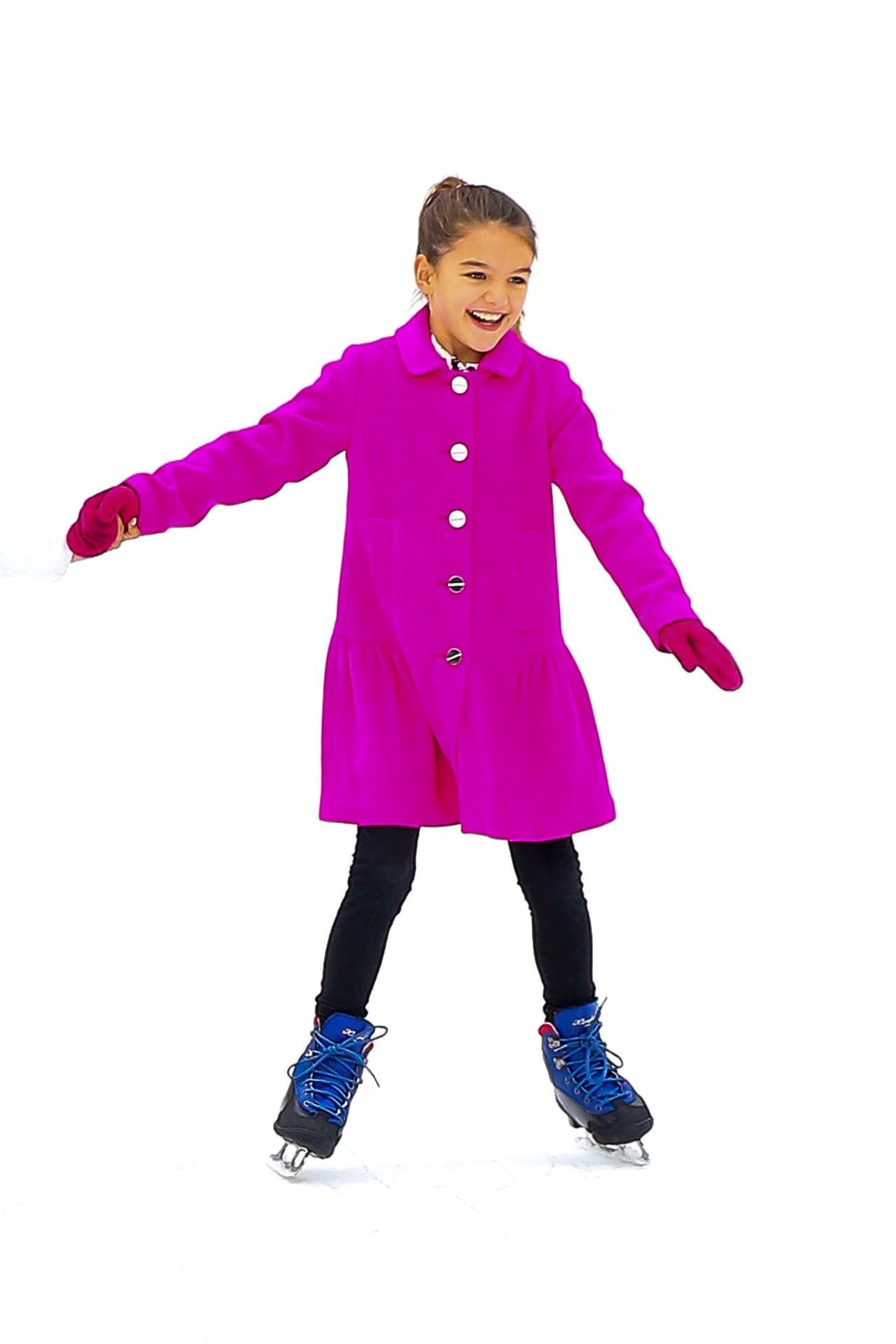 Primero decidieron patinar un poco.