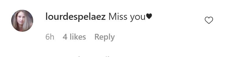 La foto tuvo una reacción por parte de Lourdes Peláez, quien por su respuesta dejó ver que por ahora no están juntos. 
<br>