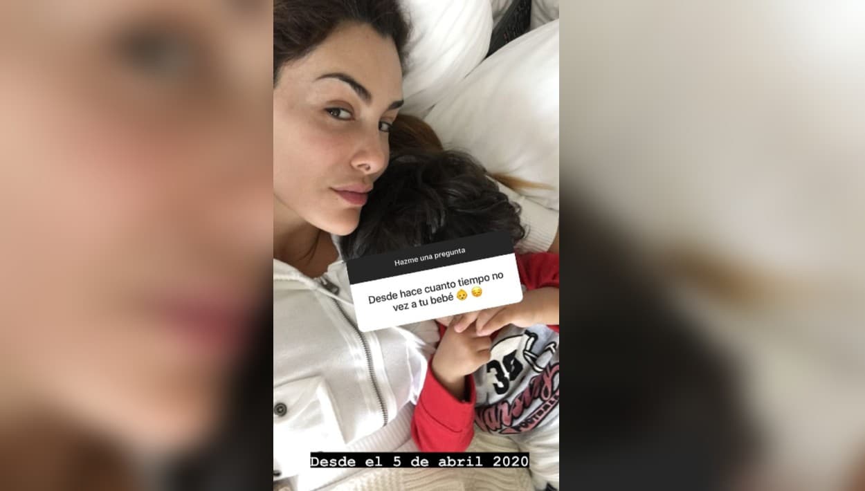 Recordó que no ve a su hijo de 6 años, desde el domingo 5 abril de 2020.