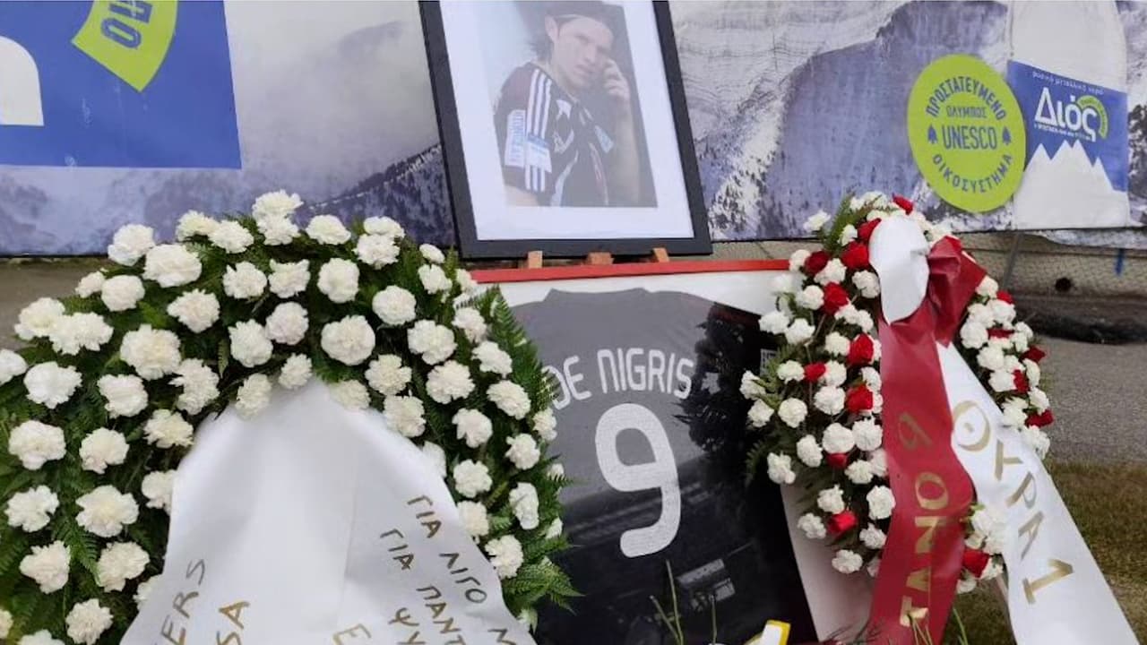 ¡Emotivo! ‘Tano’ de Nigris recibe homenaje en el futbol de Grecia