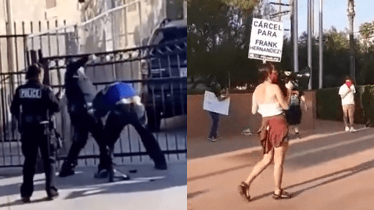 “¡No nos cuidan, nos matan!”: exigen cárcel para policía hispano que golpeó a desamparado