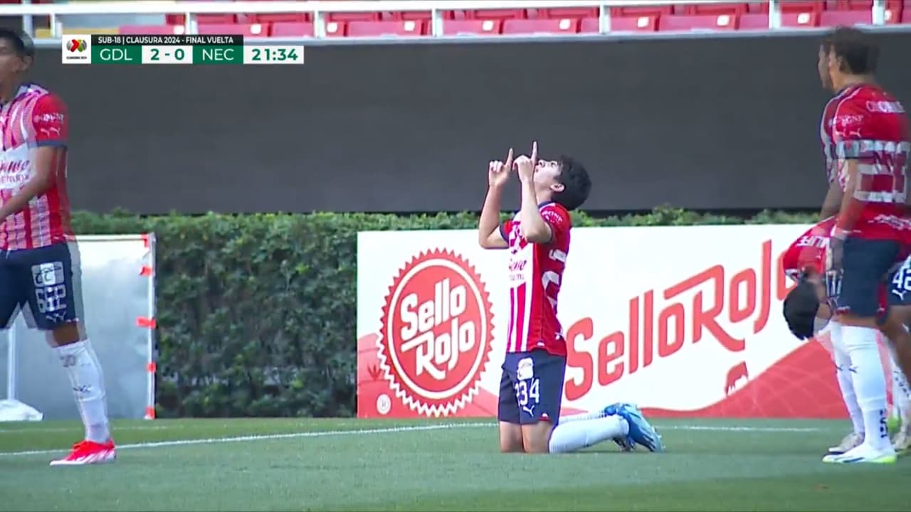 Chivas vence a Necaxa y se corona campeón de la categoría Sub 18 