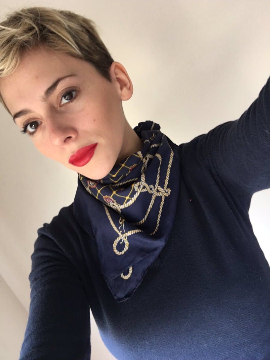 Después de darse de alta, Rocío experimentó con un drástico cambio de 'look' y aunque estaba retirada de la farándula, pensó en volver a ser modelo.