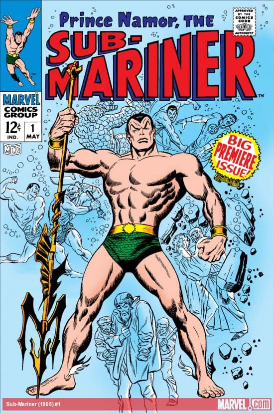 El cómic de Namor de 1968.