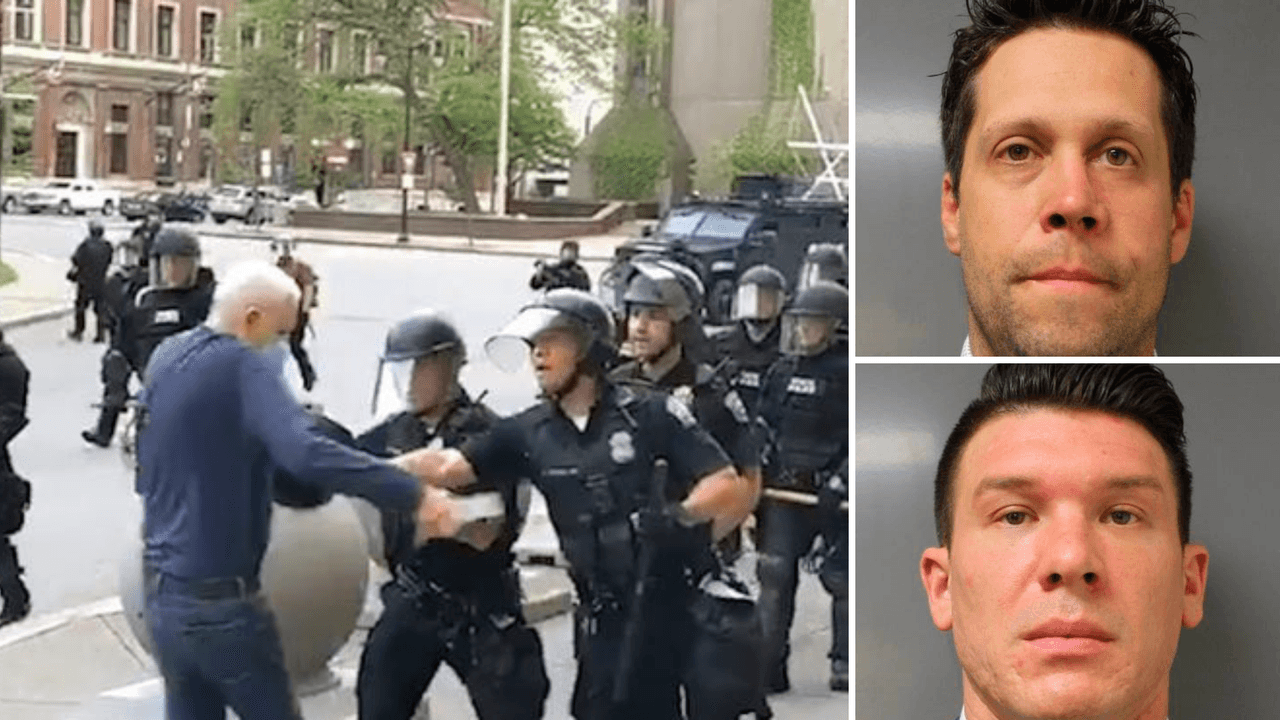 Absuelven de cargos a los policías que empujaron a un anciano durante protesta de Black Lives Matter en Buffalo
