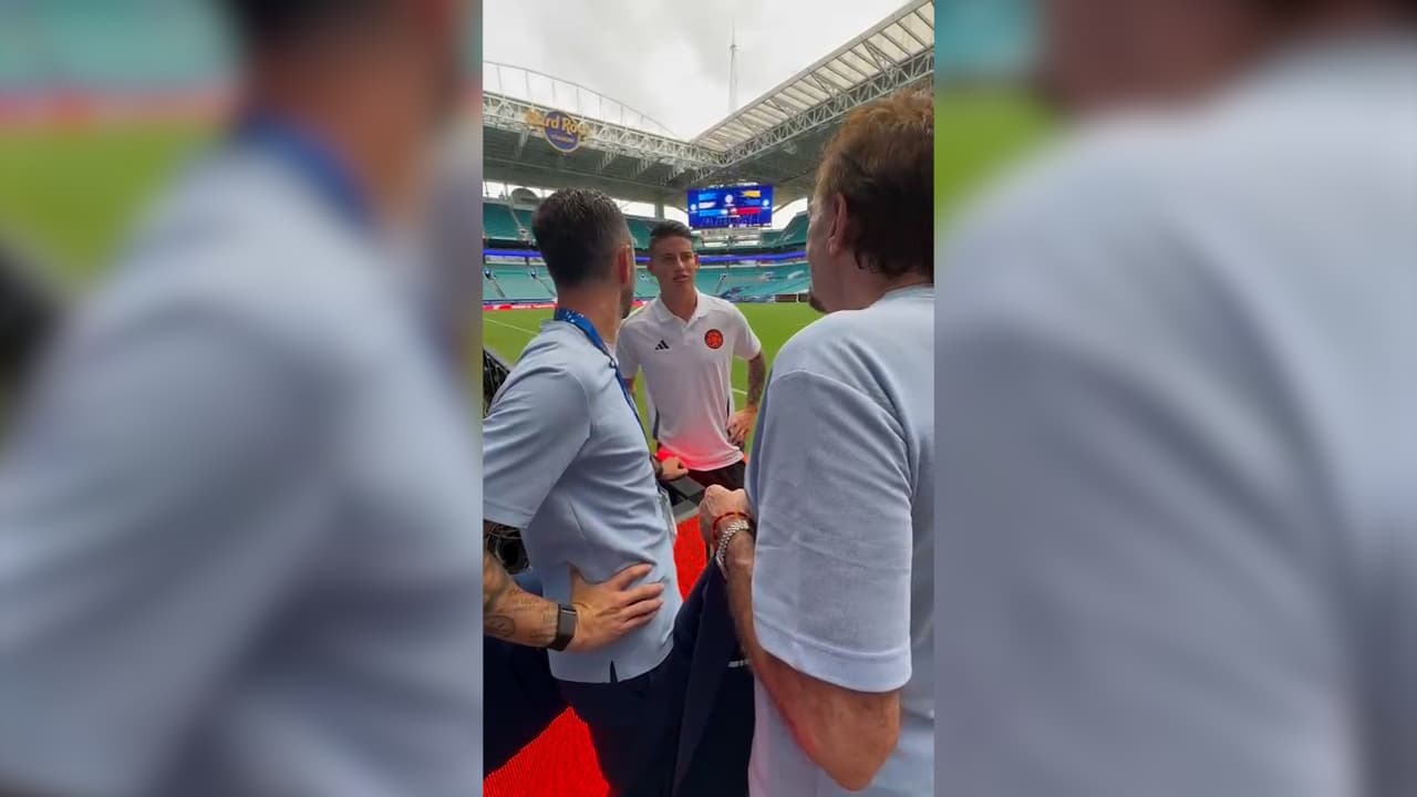 ¡No se olvida! James recuerda a La Volpe cuando dio asistencia en su contra