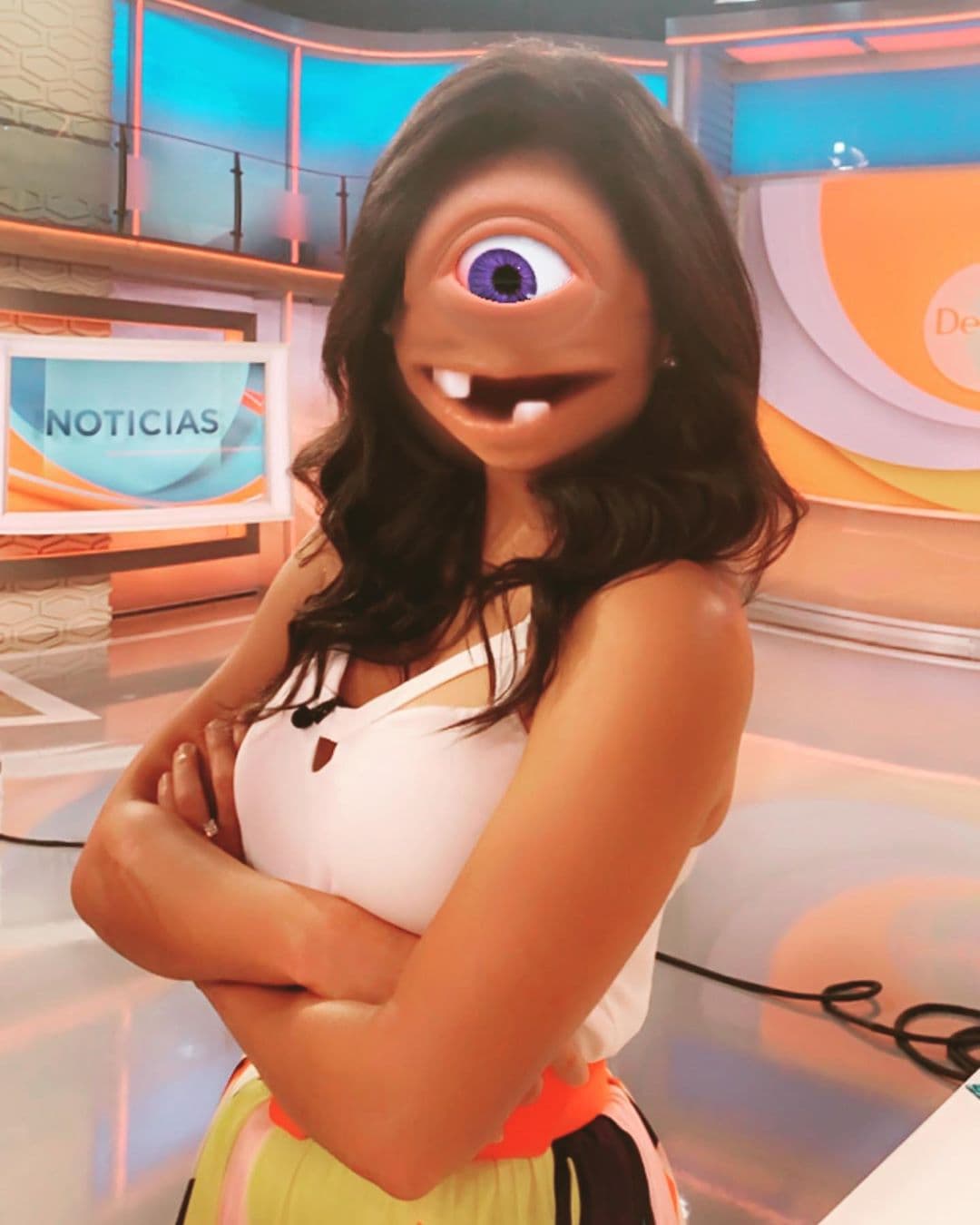 Fran no se quedó fuera y también posó para una divertida foto.