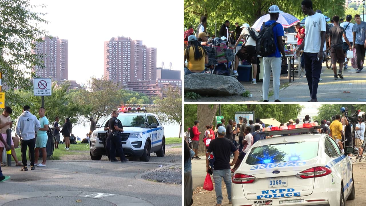 Apuñalan a uno en refugio de Randall's Island; habitantes lamentan violencia