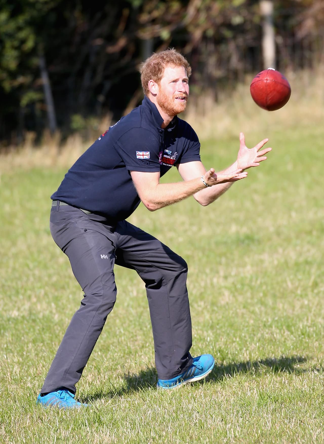 Harry ha aprovechado para hacer varias actividades deportivas.