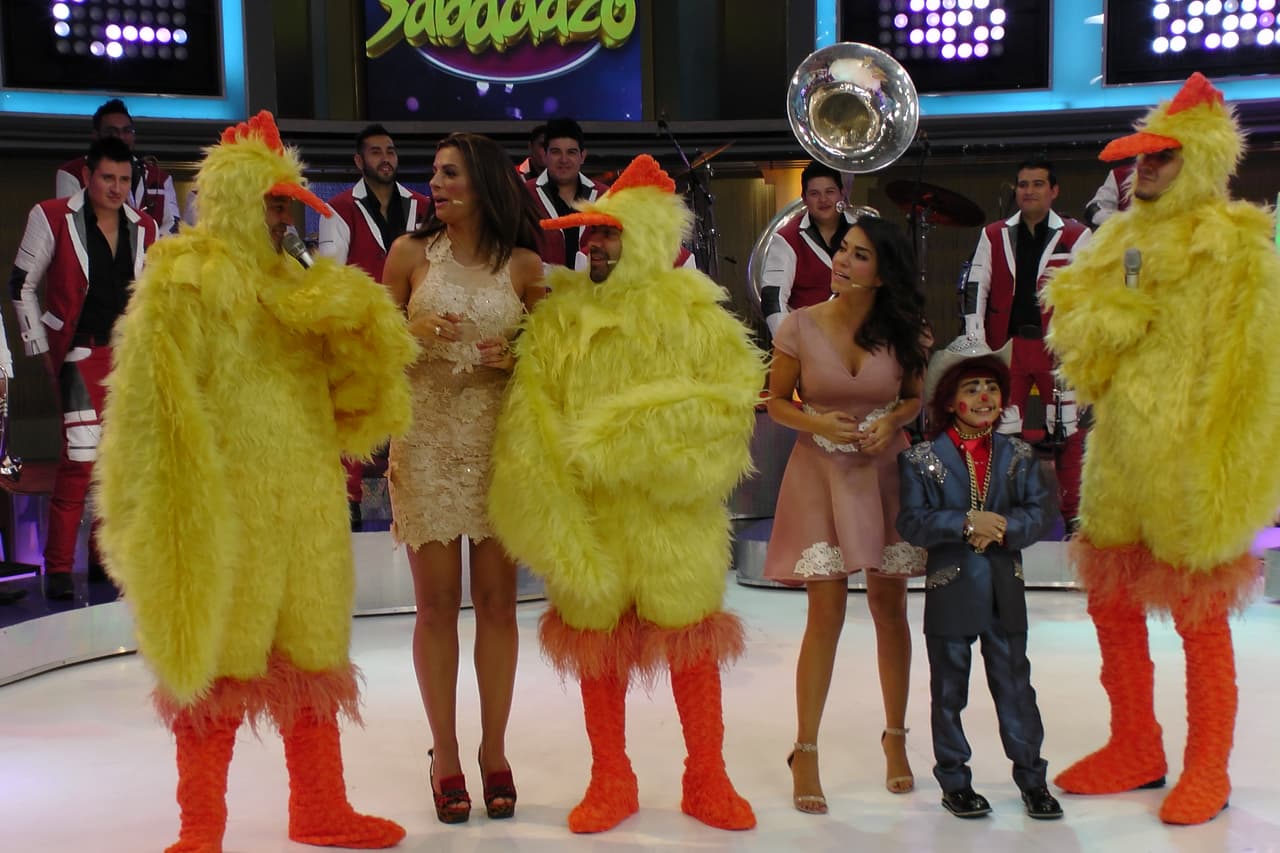 Pero además, se pusieron estos divertidos disfraces.