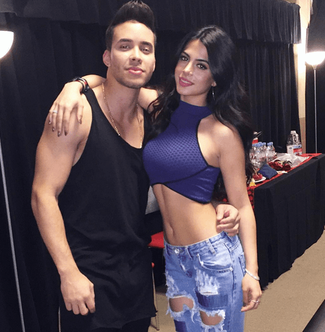 Corazones rotos alrededor del mundo cuando Prince Royce compartió esta imagen con su linda novia Everaude.