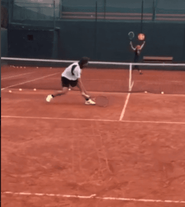 Shaki va que vuela para romper récord en el siguiente US Open. La colombiana compartió este momento y ella misma lo título "Shakilova está on fire".