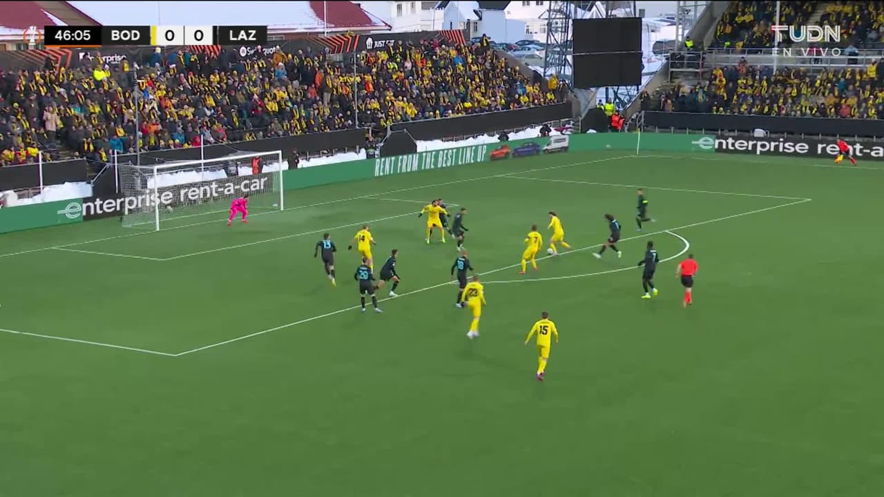 ¡GOL!  anota para Bodø/Glimt. Ulrik Saltnes