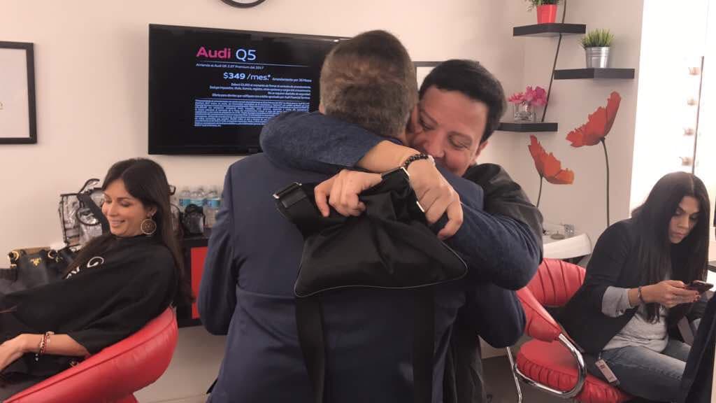 El abrazo de hermanos, Raúl y Rafa volvieron a estar juntos.