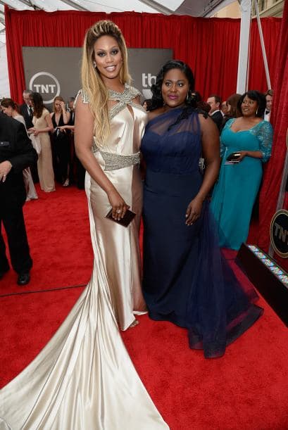 Directo desde 'Orange is the New Black', Laverne Cox y Danielle Brooks.
