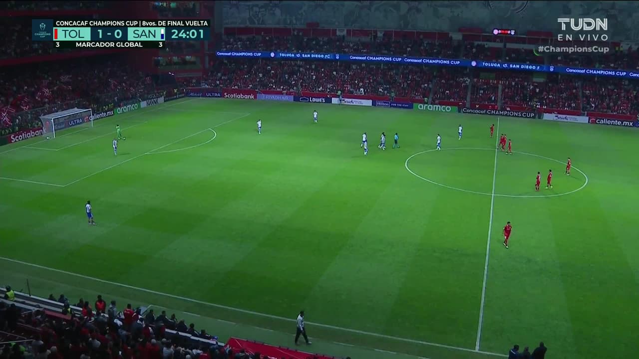 ¡Que siempre no! Echan para atrás el gol del Toluca y pelean por seguir con vida