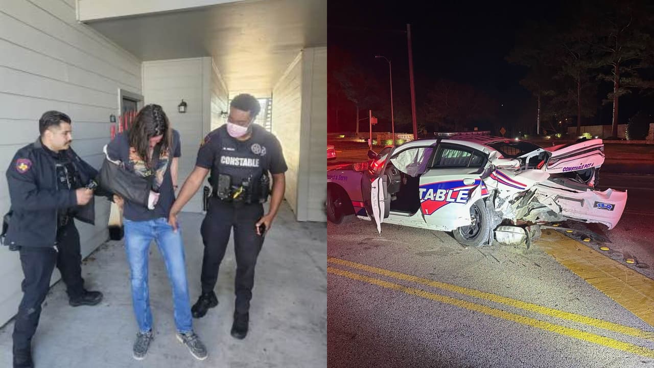 Arrestan a sospechoso de conducir ebrio, chocar contra una patrulla y herir gravemente a un oficial