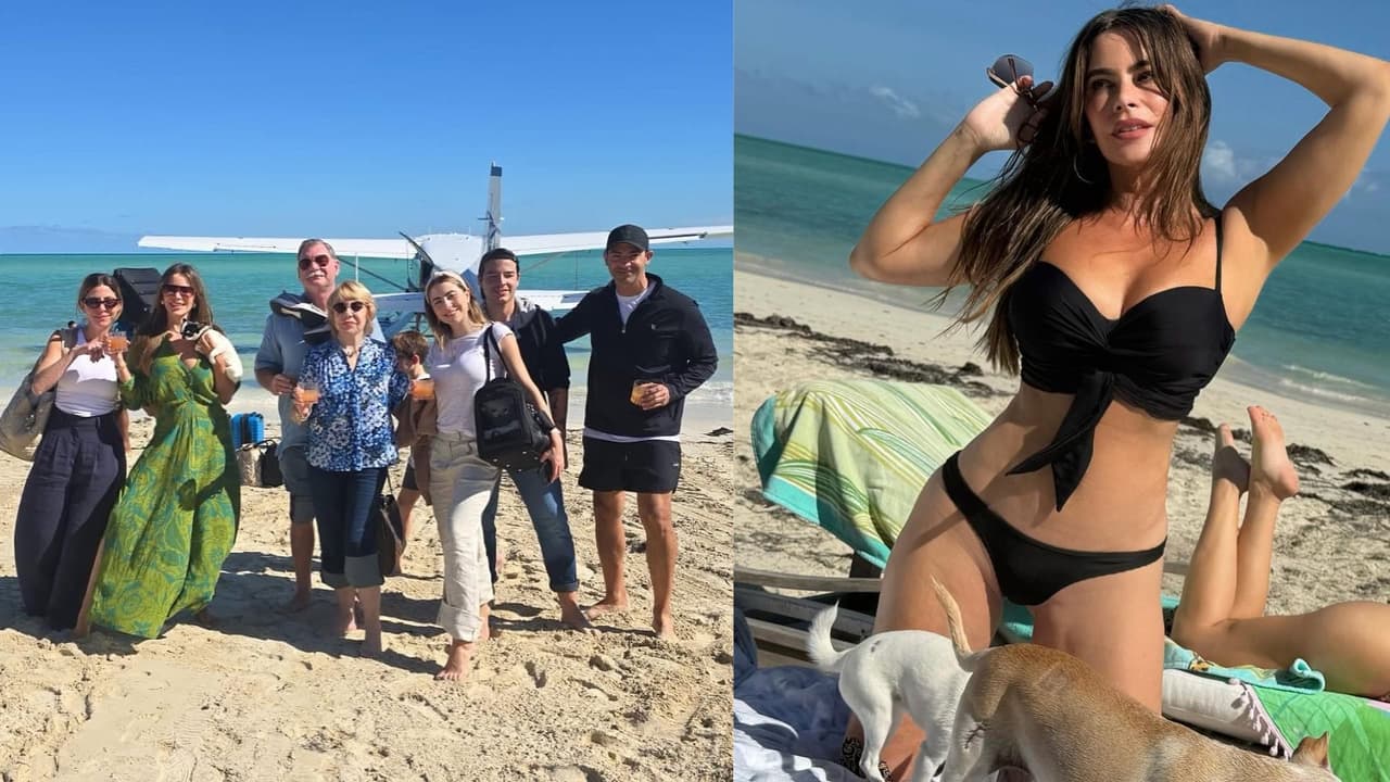 Sofía Vergara ha presumido parte de sus vacaciones familiares.