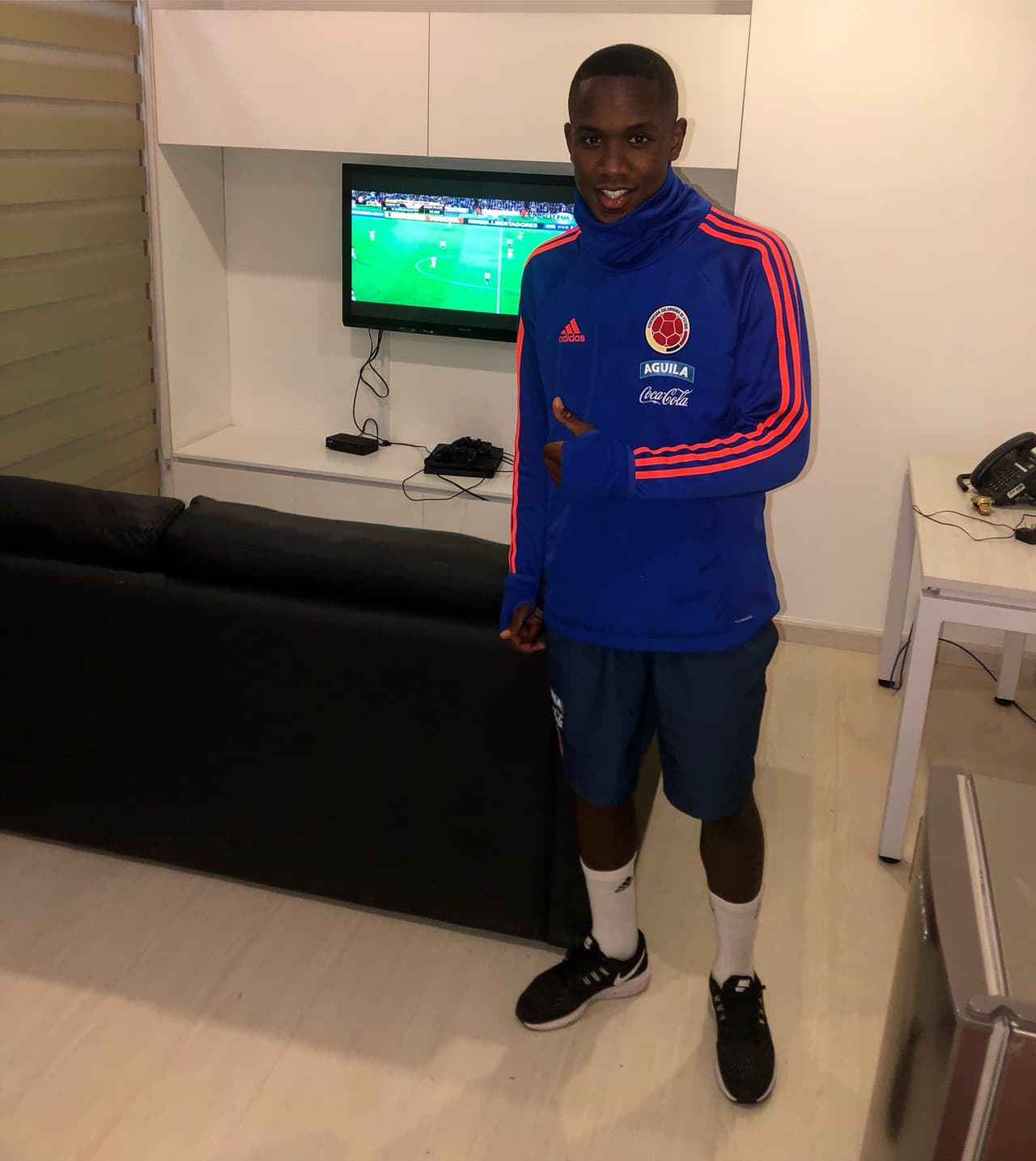 Cuatro asistencias y cuatro goles ha conseguido
<b>Luis Sinisterra </b>con el Once Caldas en este año. Su nivel lo ha llevado a los microciclos de la Selección Sub-20.