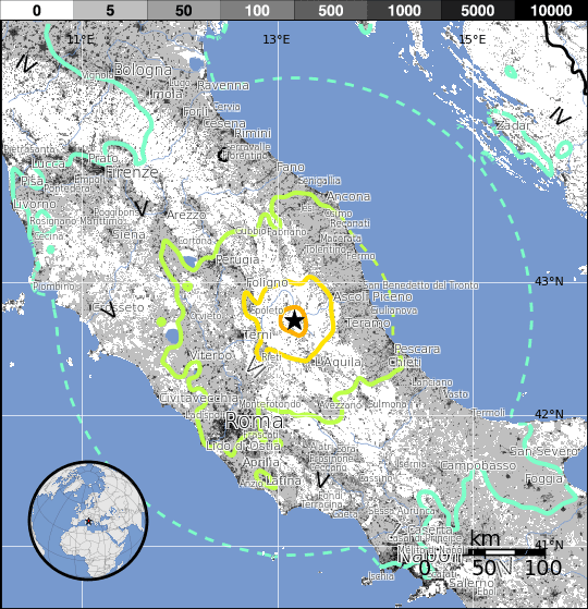 Terremoto en Italia