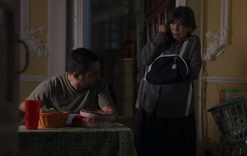 El último trabajo cinematográfico en el que estuvo Mónica Miguel fue en la película ganadora del Ariel, 
<b><a href="https://www.youtube.com/watch?v=PqE_vLIUzkE" target="_blank">'Sueño en otro idioma'</a></b> de 2018, donde hizo el papel de Jacinta.
<br>