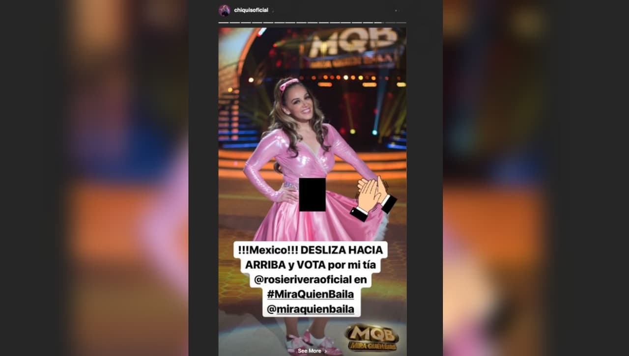 "Vota por mi tía", también pidió la cantante y empresaria Chiquis Rivera.