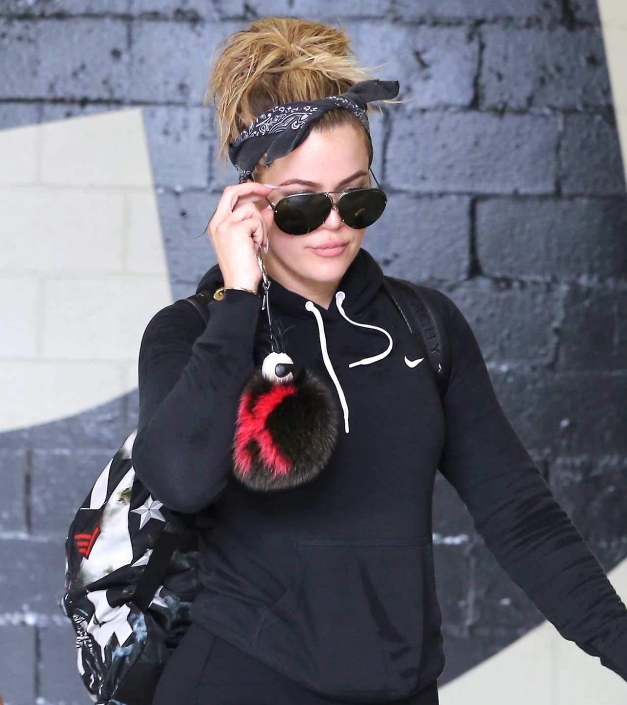 ¡Sorpresa se llevó Khloé en su visita diaria al gimnasio!