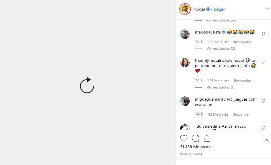 No, no necesitas esperar a que cargue la imagen, esta fue la broma que le jugó a sus seguidores, quienes reaccionaron de manera divertida.