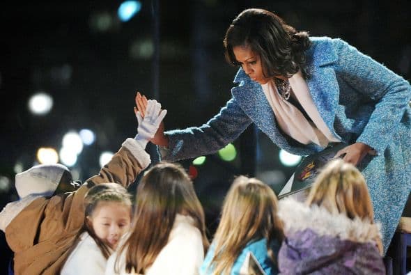 Al encendido acudieron 17 mil personas, según los datos de las entradas dispensadas por la Casa Blanca.