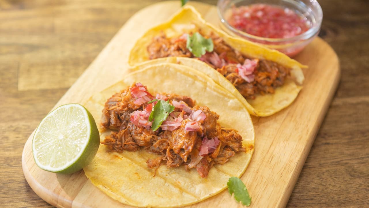 Chochinita pibil en olla express ¡facilísima!