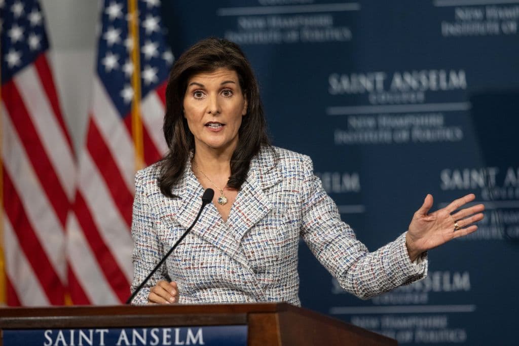 Nikki Haley ha insistido durante gran parte de su campaña en la necesidad de elegir nuevos y más jóvenes. (Photo by Scott Eisen/Getty Images)