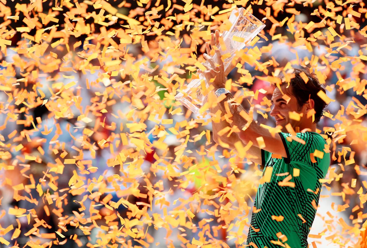 Al final, el suizo Roger Federer celebró con el trofeo en manos y cubierto de gloria con su regreso con el nivel que lo ha catapultado como el mejor de la histria, aunque todavía lejos en la clasificación del número uno mundial.